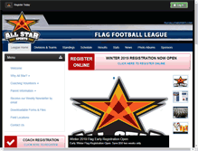 Tablet Screenshot of playallstarsports.com